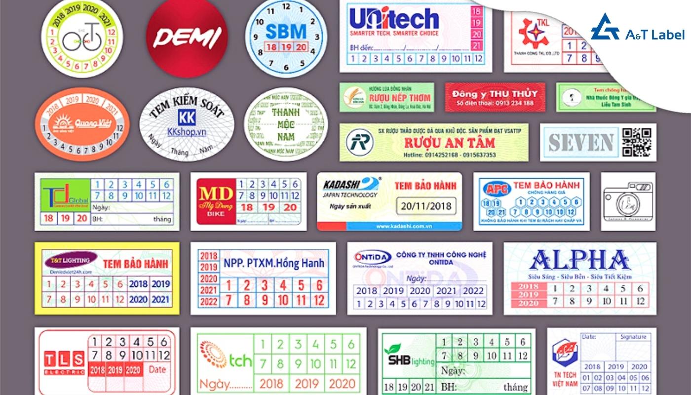 Cách lựa chọn kích thước tem nhãn cho sản phẩm phù hợp 
