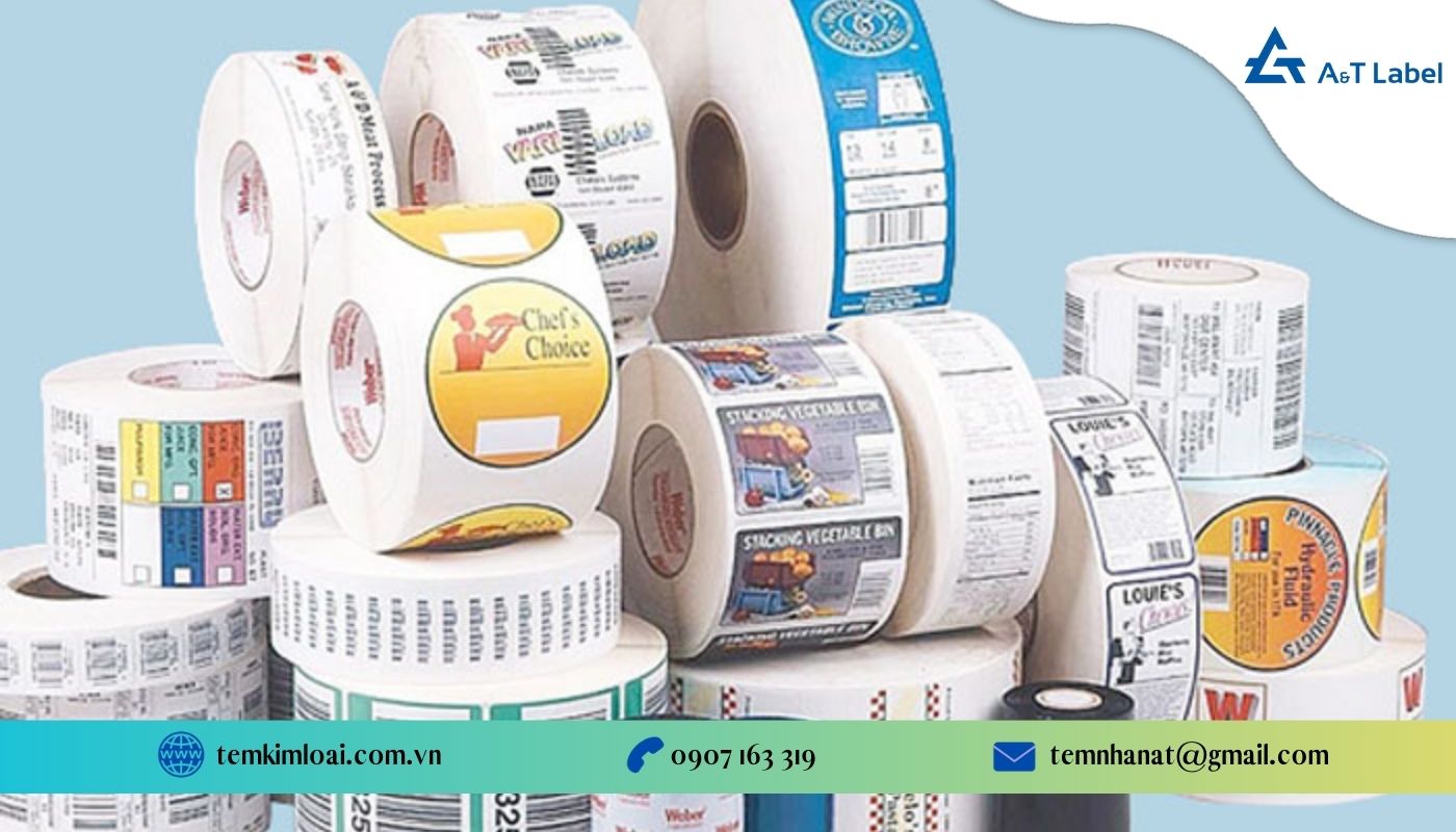 Các giấy decal cuộn tem nhãn dán Các giấy decal cuộn tem nhãn dán