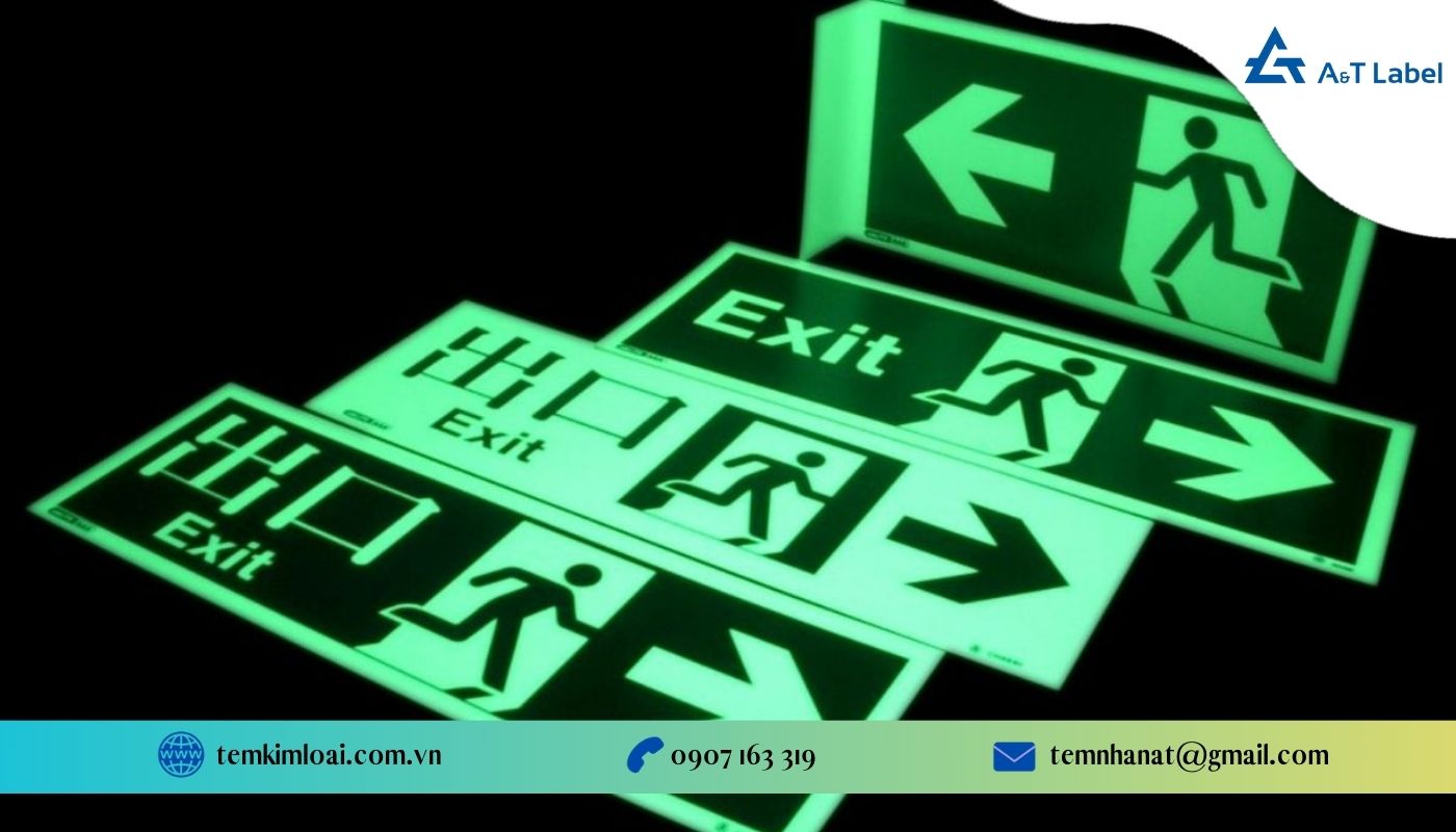 Chất liệu làm Bảng chỉ dẫn thoát hiểm sử dụng đèn Led Chất liệu làm Bảng chỉ dẫn thoát hiểm sử dụng đèn Led