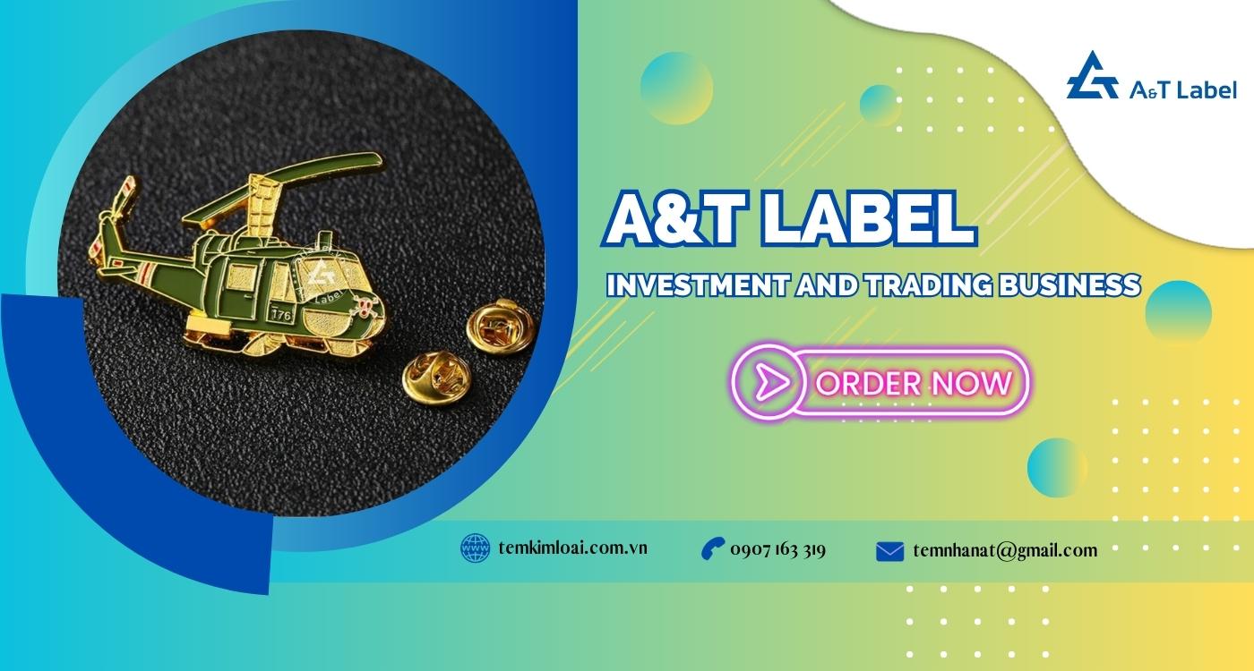 In huy hiệu logo giá rẻ TPHCM tại A&T Label