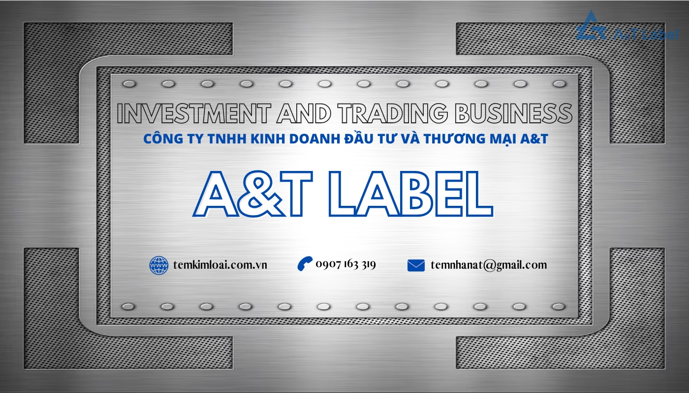 In tem kim loại giá rẻ tại A&T Label