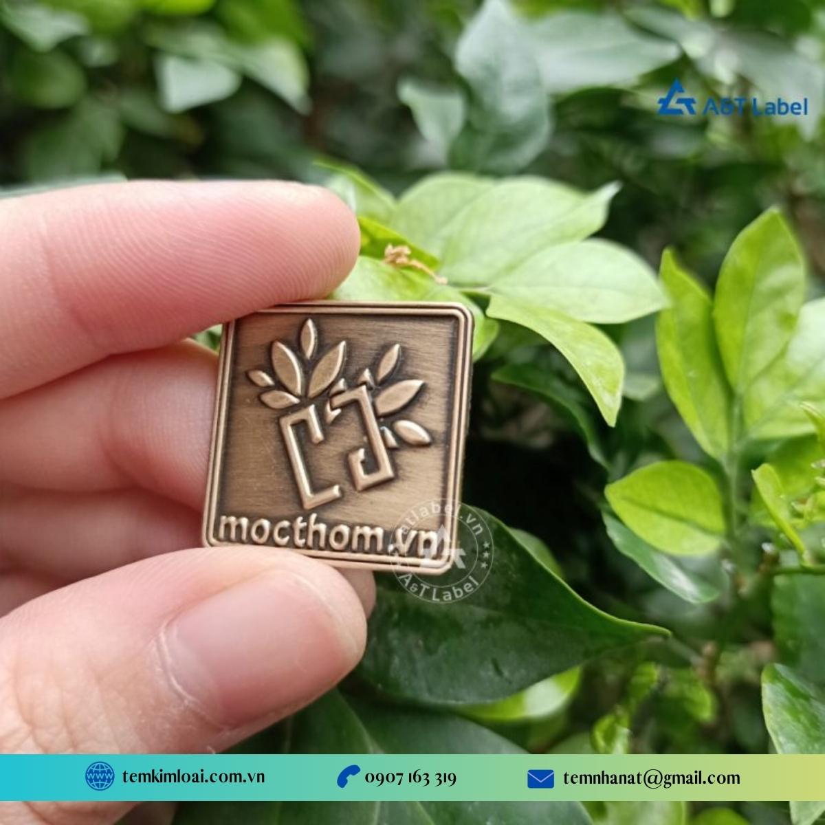 Mẫu tem tem đồng dập nổi giả cổ 1