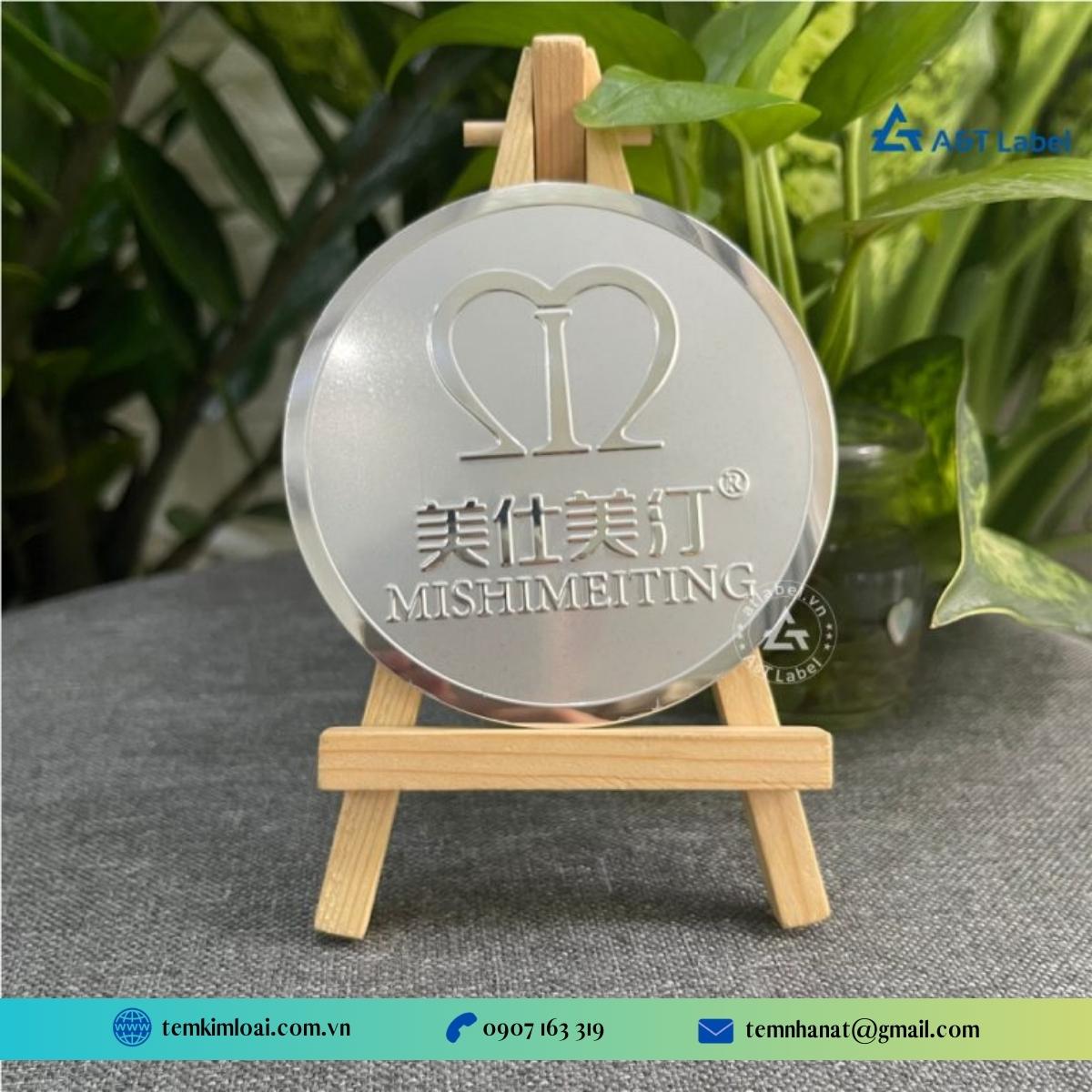 Mẫu tem mác bằng nhôm dập 9