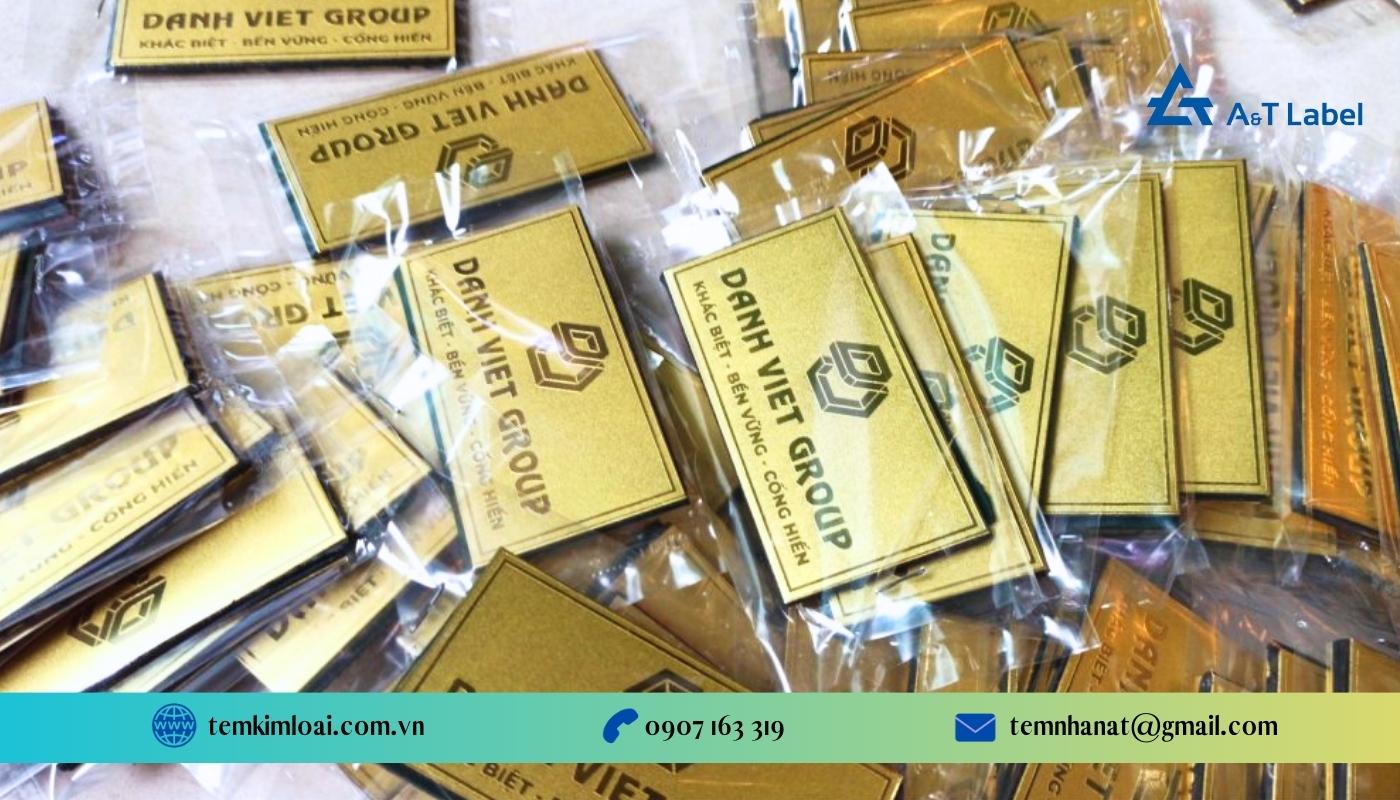 Quy trình sản xuất tem đồng ăn mòn hiện đại