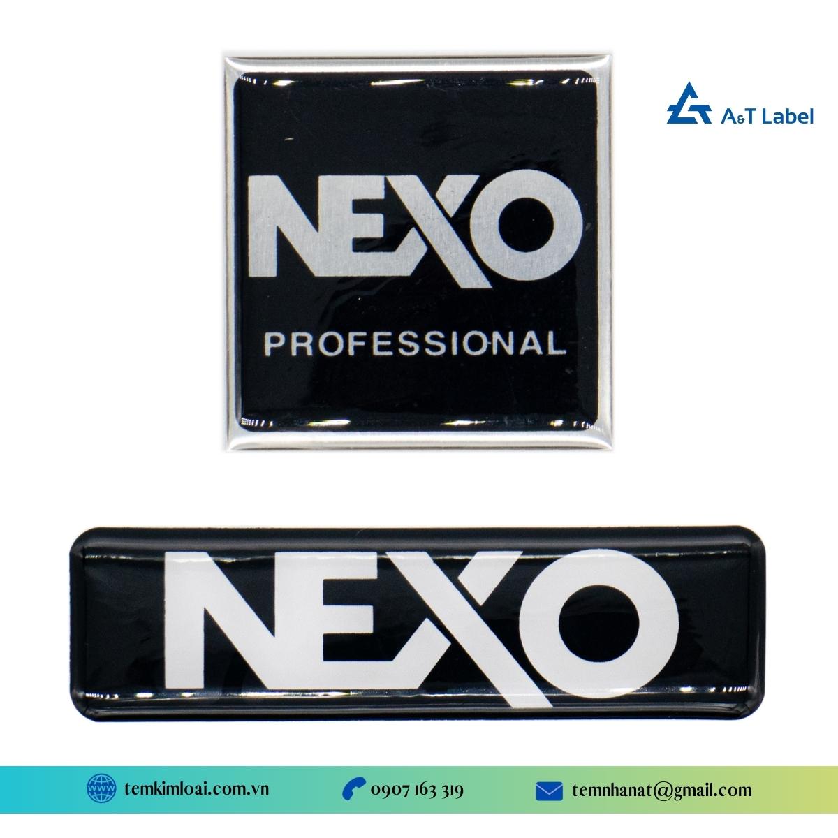 Tem loa nexo mô tả thông tin tổng quan