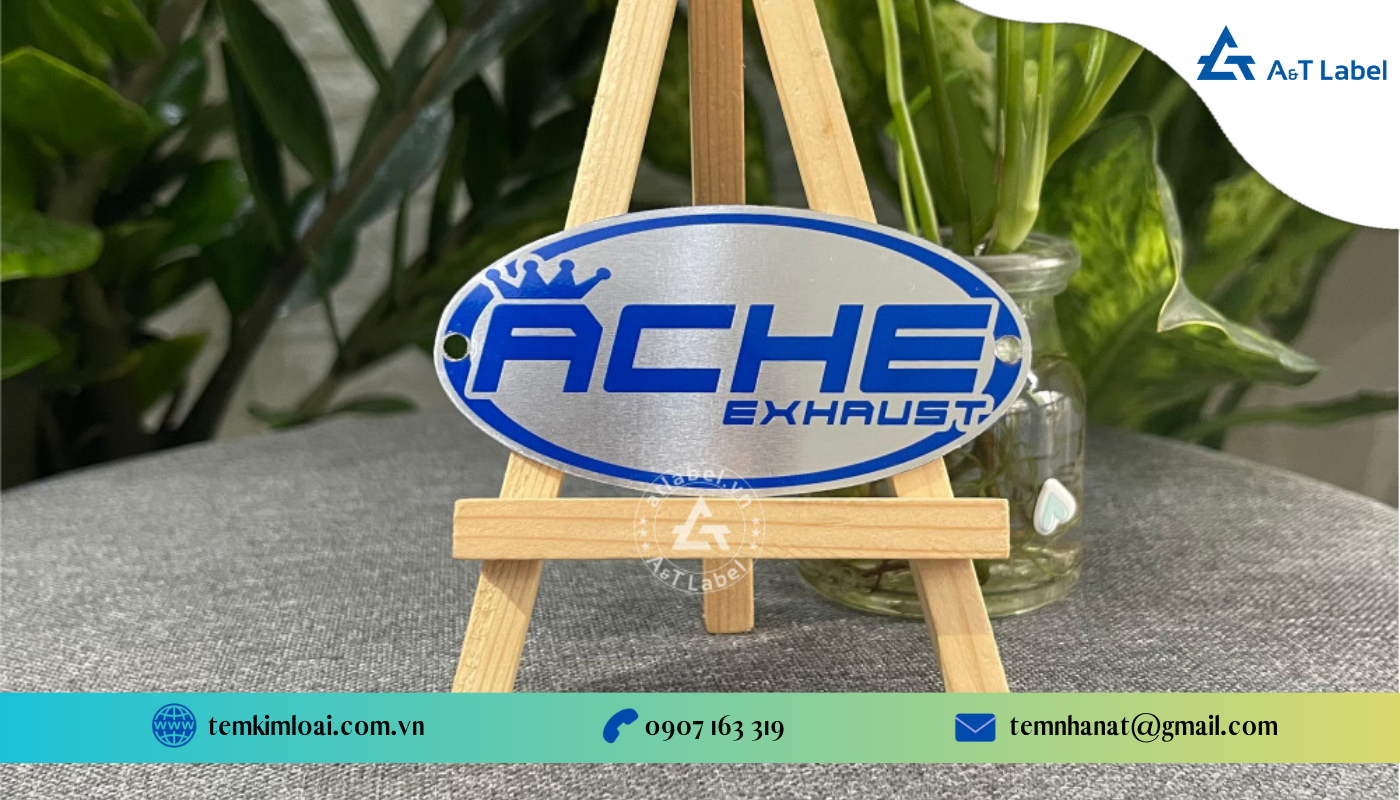 Tem mác máy động cơ được dùng để in thông số kỹ thuật, hướng dẫn sử dụng, thương hiệu,...