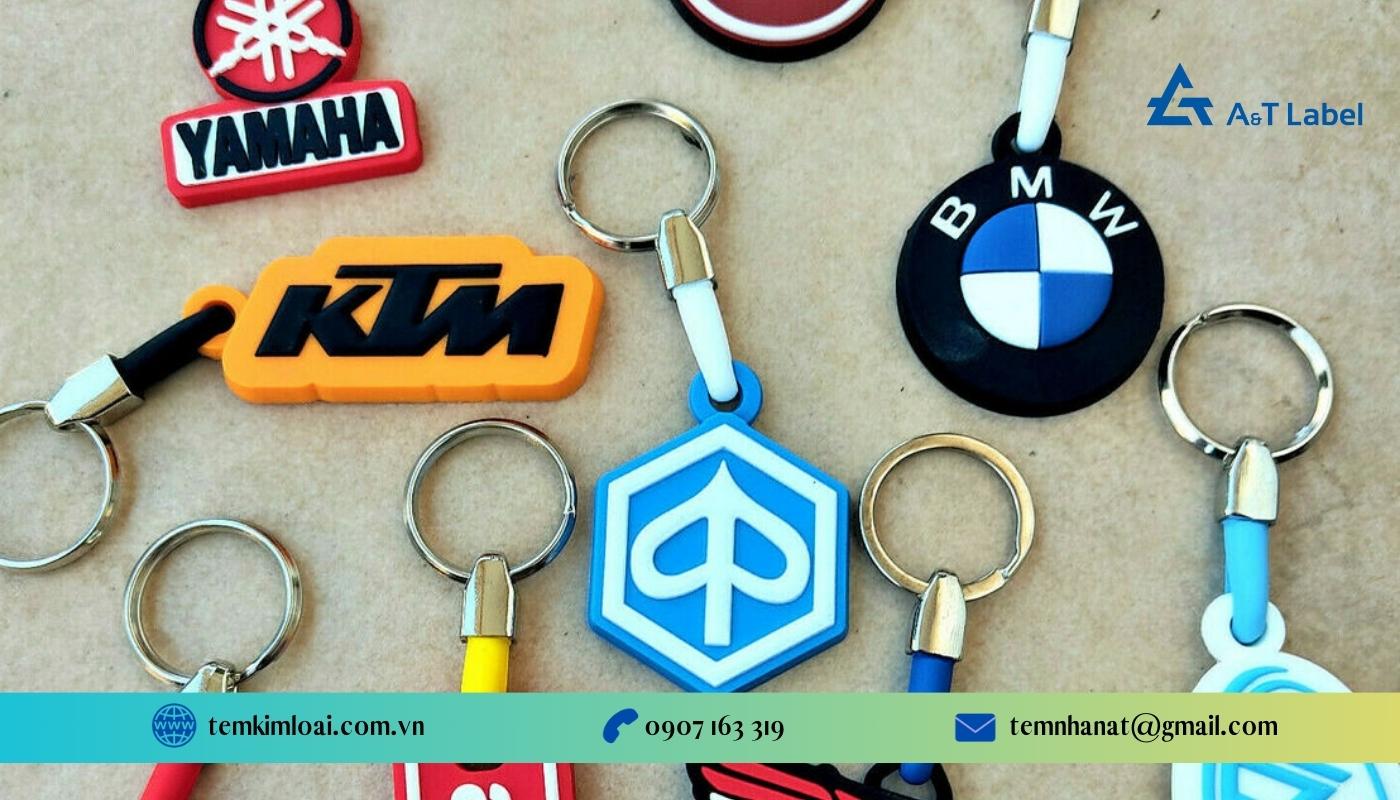 Ưu điểm nổi bật của móc khóa cao su 3D